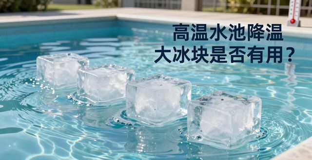池州高温水池降温大冰块，到底管不管用？